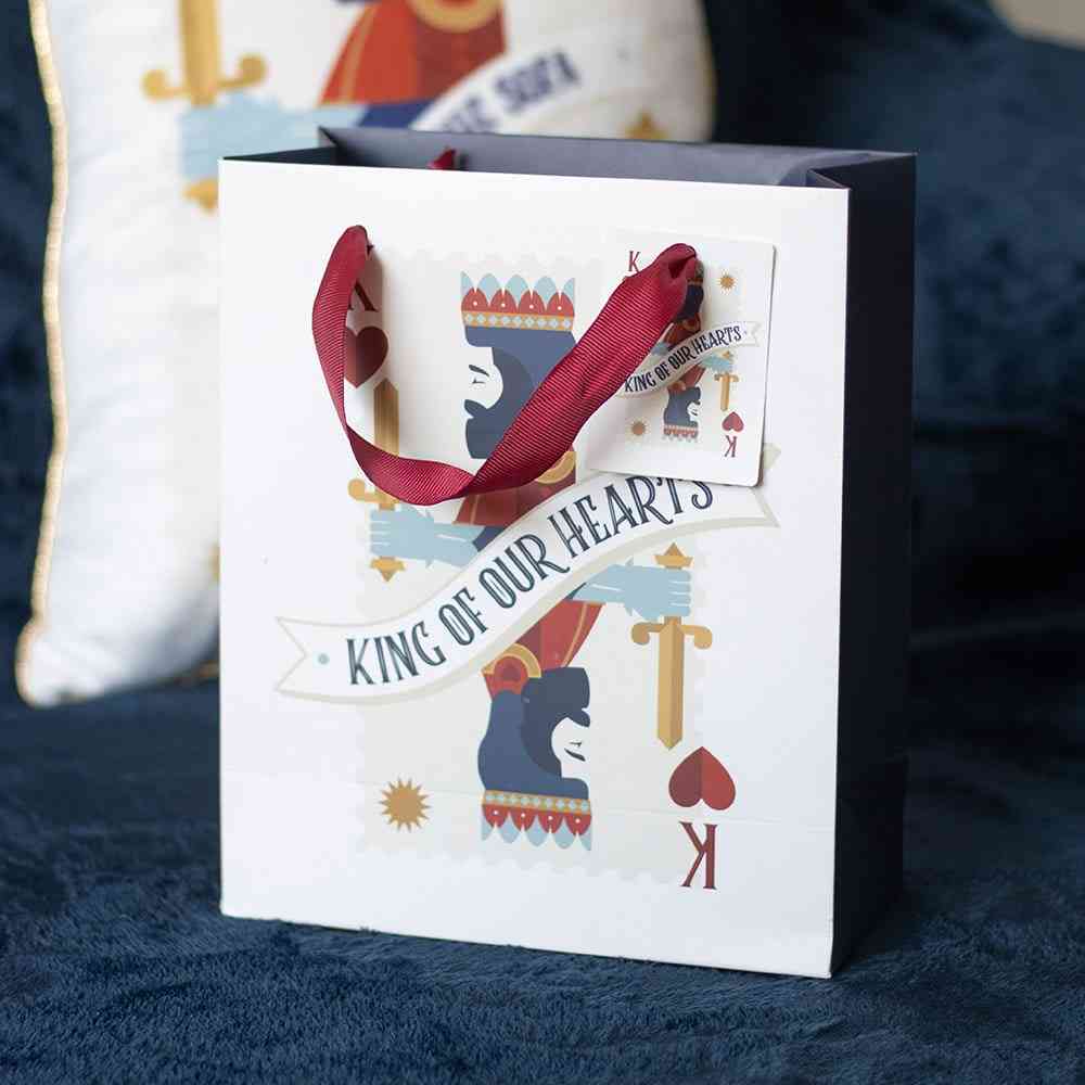 Something Different - 23cm Medium King of Our Hearts Playing Card Geschenktasche - Mehrfarben
